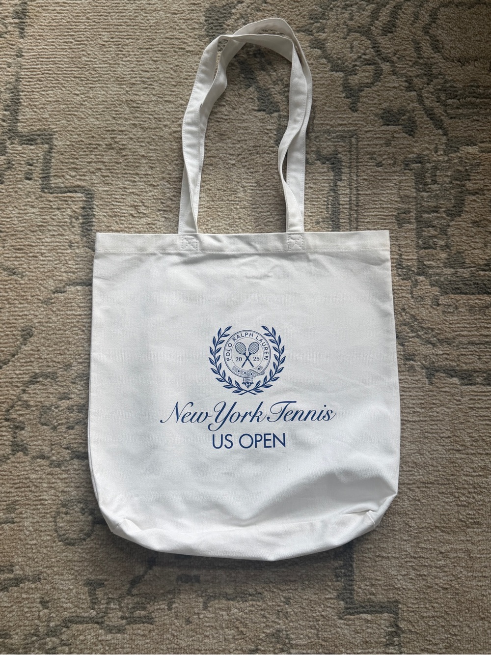 Ralph Lauren x New York Tennis US Open White Tote Bag